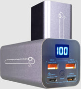 POWER TECHNOLOGIES Rechargeable LiOn HS Battery, 20K mAh, Kit of 10, MODEL- Powerbank, SKU- BAT-PVS-20K-10H